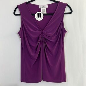 2 for $40 for $40 Slinky purple blouse with ruched bust​